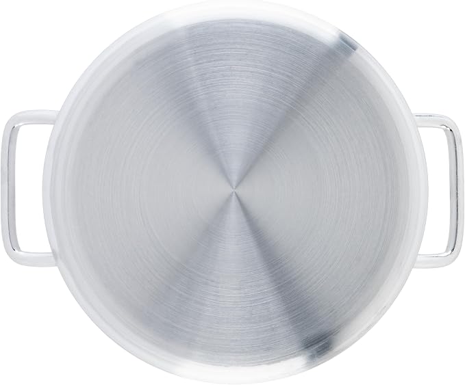 Winco 8 qt Elemental, Aluminum Stock Pot | Great for Stocks, Soups, Pasta and Batch Cooking
