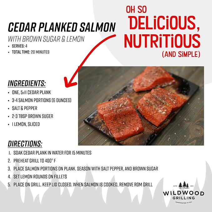 Signature Cedar Grilling Planks - 5x11 (8-Pack)