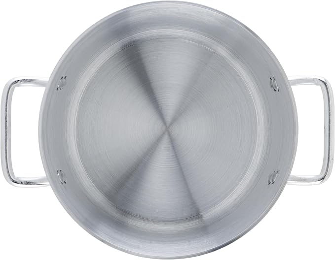 Winco 8 qt Elemental, Aluminum Stock Pot | Great for Stocks, Soups, Pasta and Batch Cooking