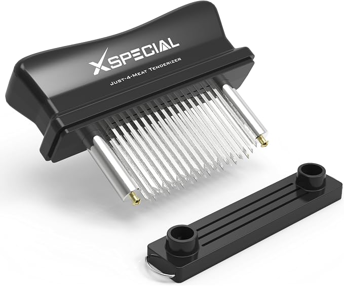 48-Blade Meat Tenderizer Tool – Stainless Steel, Detachable Design | Ultra-Sharp Needle Design Tenderizes Any Cut in Seconds – Rust-Resistant & Built to Last