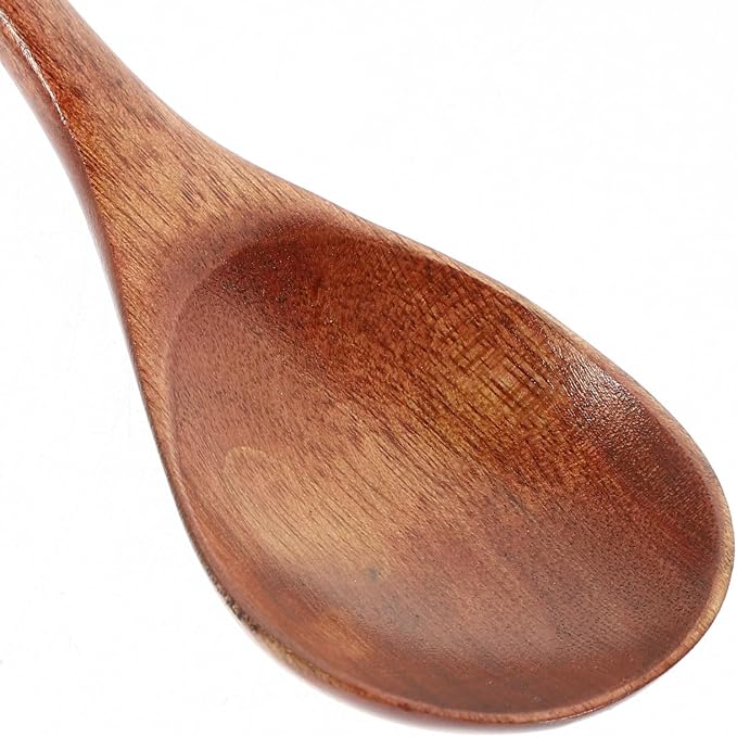 Japanese Spoon and Chopsticks Set 3 Pairs Reusable Travel Utensils Wooden Dining Tableware for Picnic School Office Home 9.84 in
