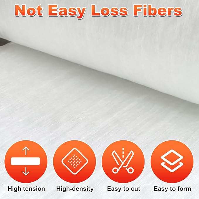 Ceramic Fiber Blanket, Fireproof Insulation Baffle, Rated to 2400F, Size 32"x24", 1" Thick, High-Temperature Resistance for Pizza Oven Stoves, Kilns, Forges, Pipes Insulation
