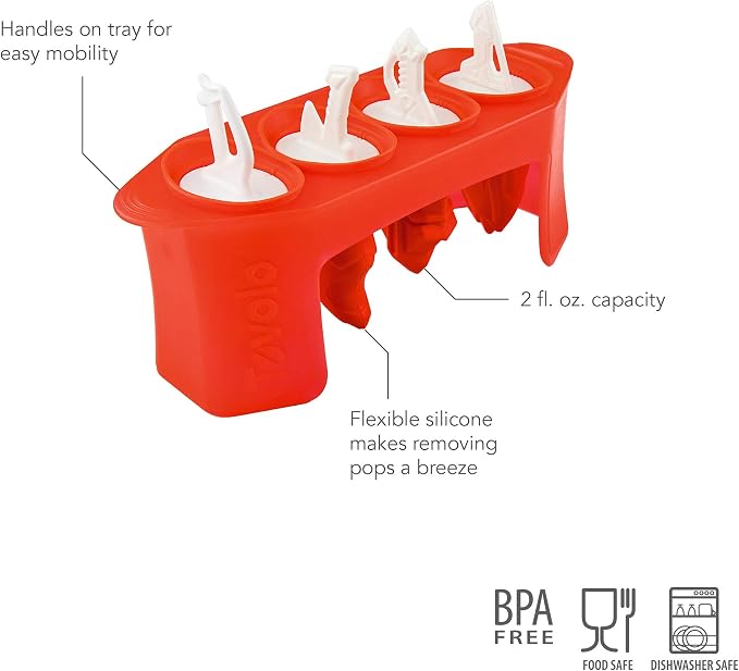 Tovolo, Freezer Pop Molds Sword Set of 4