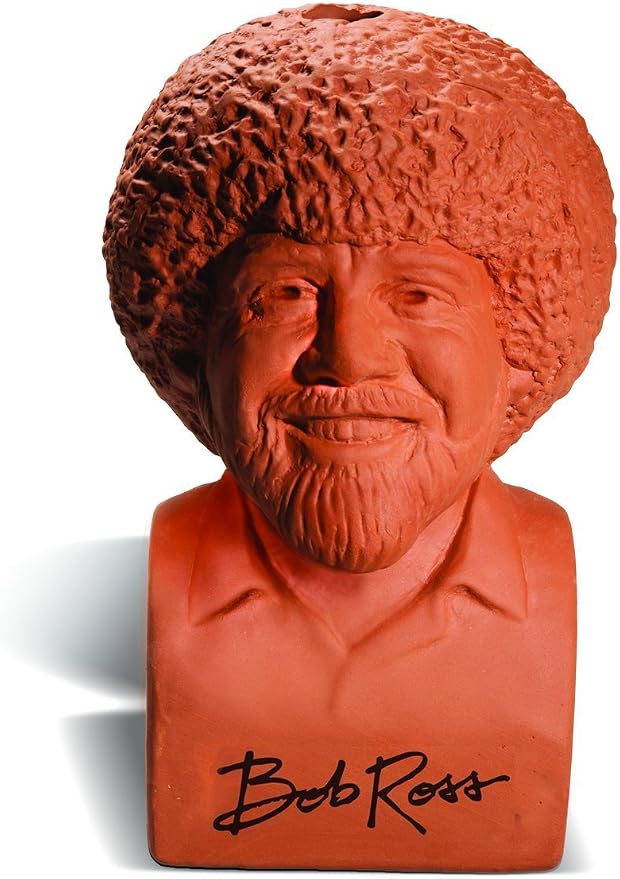 Chia Pet Bob Ross with S'mores Maker and Accessories
