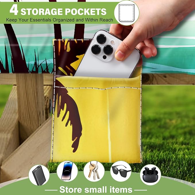 Picnic Table Cover with Bench Covers Table Cloth Tablecloth Summer Outdoor Rv Patio Tent Camping Glamping Campsite Camper Essentials Accessories Items Gear Gadgets Stuff Necessities Supplies Must Have