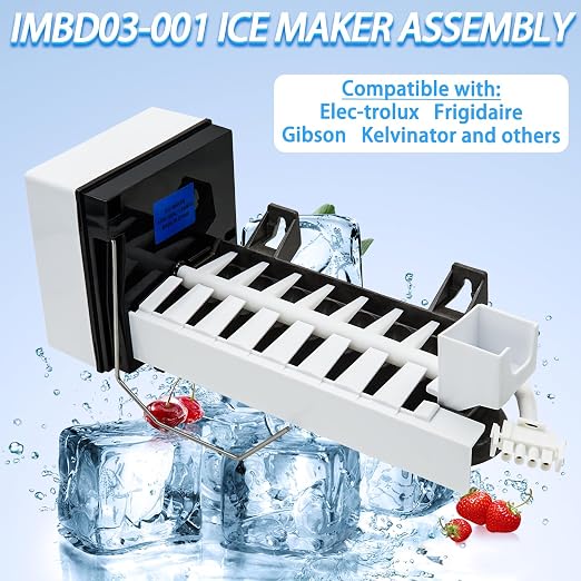 IMBD03-001 Ice Maker Compatible with Frigidaire Elec-trolux Refrigerators