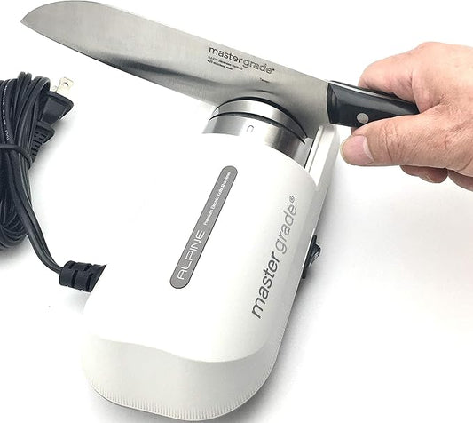 Alpine Electric Knife Sharpener, Knife Sharpeners for Kitchen Knives, Pocket Knife Sharpener