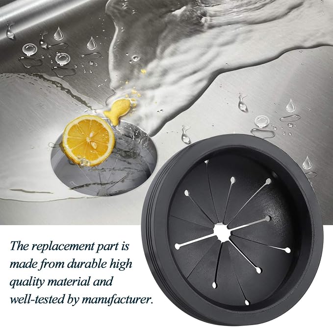 Beaquicy Garbage Disposal Splash Guards and Stopper Set - 3 Pack Sink Baffle Disposal with 1 Pack Sink Stopper