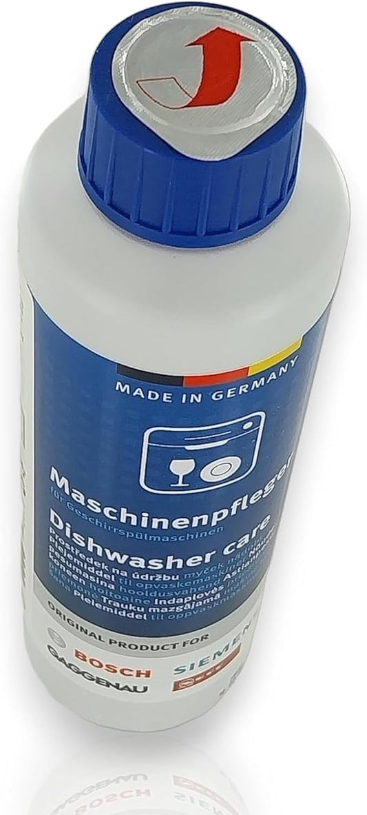Dishwasher Care 250ml compatible with Bosch Siemens Neff Gaggenau, Removes Grease and Limescale