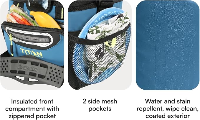 Titan by Arctic Zone Deep Freeze Cooler - Zipperless Hardbody Cooler - Deep Freeze Insulation, HardBody Liner, and SmartShelf