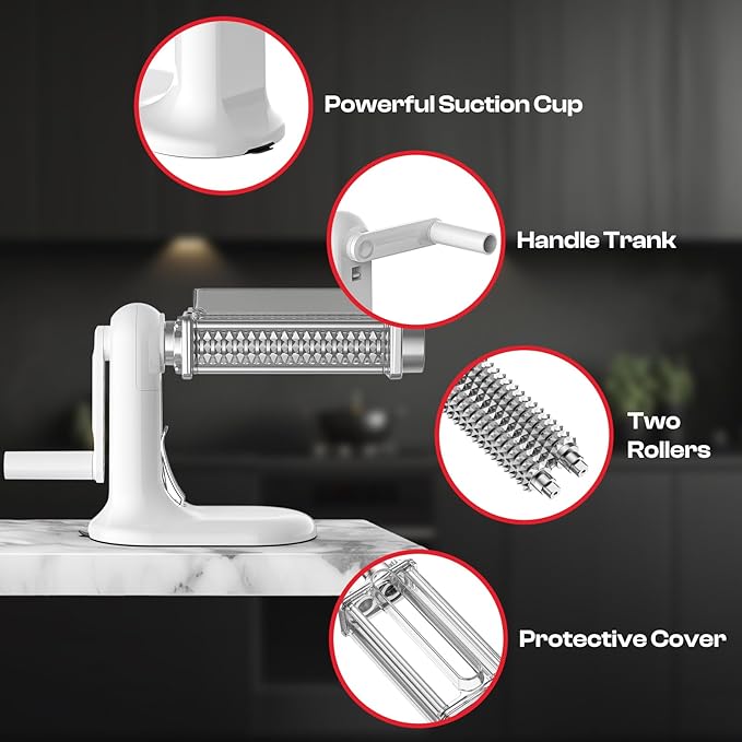 COFUN Manual Meat Tenderizer Tool, Meat Tenderizer Machine | Stainless Steel Gear, Steak Flatten Cuber Rolling Meat Poultry Tenderizer, Meat Tenderizer Kitchen Tool