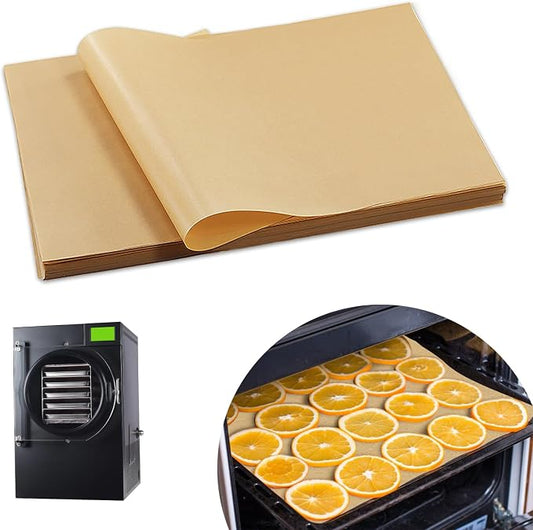 300 PCS Freeze Dryer Tray Mats for Harvest Right Dryer - Freeze Dryer Parchment Paper Set for Medium Trays - Non-Stick Baking Mats One-Off Parchment Paper Harvest Right Accessories (13" x 7")