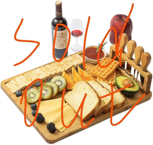 Cutting Board Wood Chopping Board Double Sided Charcuterie Boards Serving Board Kitchen Essential House Warming Hostess Host Gift Serving Tray for Christmas Wedding Birthday Anniversary Beige