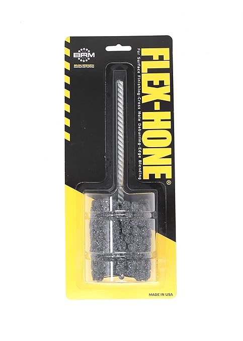 Brush Research BC21420 FLEX-HONE®, 2-1/4" (57.2mm) Diameter, 20 Grit, Silicon Carbide, for Mild Steel, Stainless Steel, Cast Iron and Softer Ferrous Materials