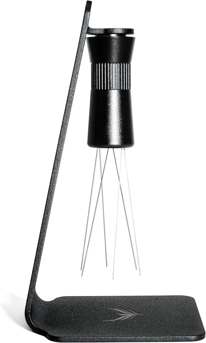 WDT Tool Espresso Stirrer Distrubution Tool Adjustable Coffee Needle Distributor 0.25mm & 0.4mm / Premium Espresso Machine Accessories for Puck Prep (Model A)