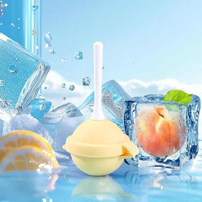 4PC Silicone Lollipop Ice Cream Maker, Reusable Homemade Popsicle Molds, Colorful DIY Lollipop Ice Cream Mold, Funny Silicone Popsicle Molds for Juice Yogurt Frozen Treats, Summer Party (Mix)