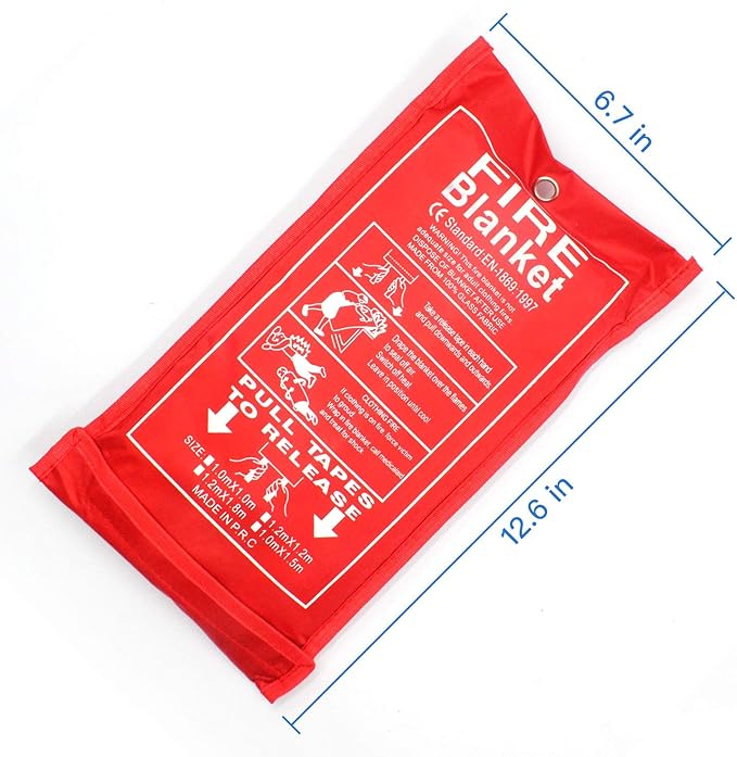 Welding Blanket Heavy Duty Fiberglass Fire Blanket Protect Work Area from Sparks (60 x 40 inches)
