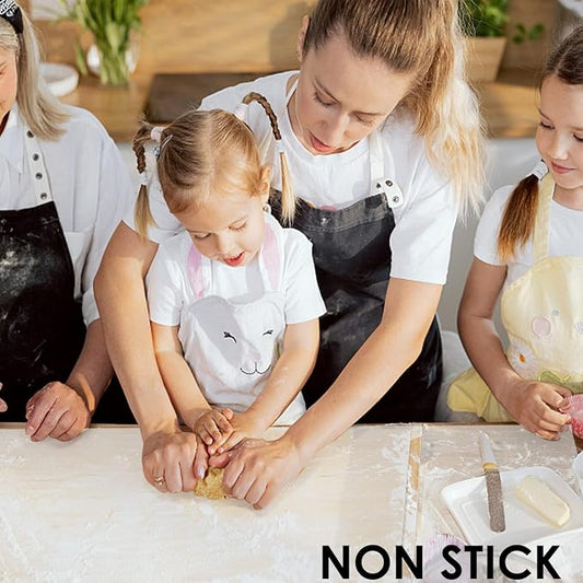 Extra Large Silicone Mats, Food-Grade Kids Silicone Placemats Silicone Mats for Kitchen Counter Heat Resistant Mat Dab Mat, Non Stick Silicone Mat for Craft Pastry Baking, 27.6'' x 16'', Clear 1Pack