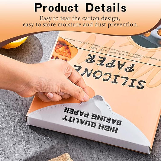 Parchment Sheet 200Pcs,Parchment Paper Sheets 9x13 Non-Stick Baking Paper,Precut Parchment Paper for Baking, Cooking, Grilling, Frying and Steaming, Fit for Quarter Sheet Pans