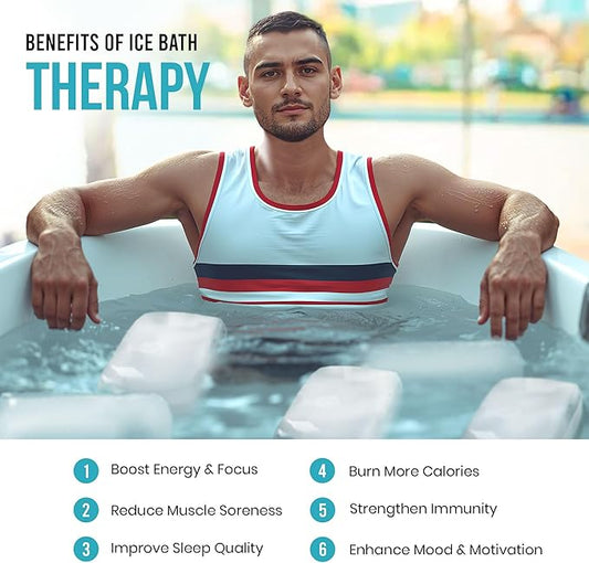 Extra Large Ice Block Mold (3-Pack) – 13 lbs Silicone Ice Brick Maker for Ice Bath & Cold Plunge – Giant Cube for Recovery, Muscle Relief & Coolers, Dishwasher Safe