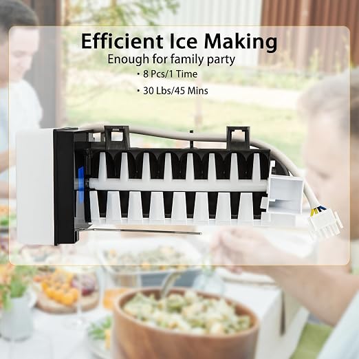 SupHomie JSI-26 Ice Maker Compatible with Frigidaire Refrigerator | frigidaire ice maker replacement jsi-26, ice maker jsi 26, ice machine for frigidaire jsi 26