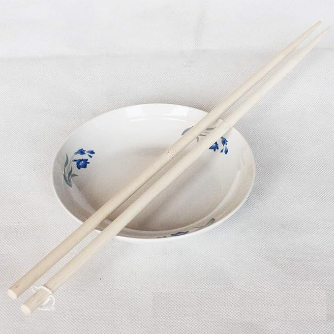 JapanBargain, 1 Pair Extra-Long Bamboo Cooking Chopsticks (Saibashi), Frying & Tempura Chop Sticks for Deep Fry, Shabu-Shabu & Hot Pot, Reusable, Long-Reach Kitchen Utensils, 15-Inch