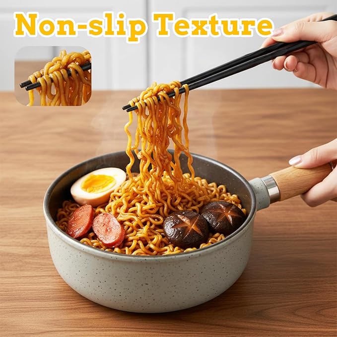 3 Pairs 12.6 Inches (32cm) Long Chopsticks, Black | Cooking Chopsticks Long Reusable Extended Chopstick For Cooking Japanese Chinese Extended Anti-Slip Chopstick For