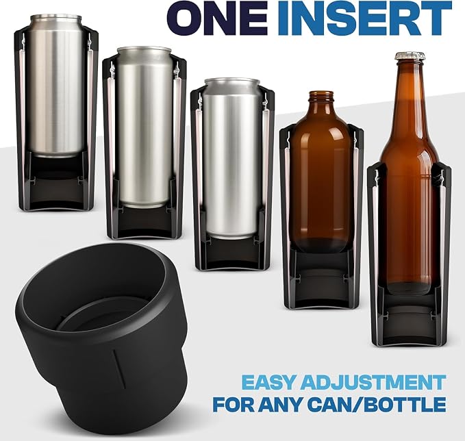 Frost Buddy XL Can Cooler - Fits 12-24 oz Cans (Love Sparks) | Keeps drinks chilled 12+ hrs | No sweat, no condensation | Fits slim & standard cans | Durable, portable design