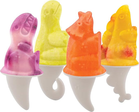 Tovolo, Freezer Pop Molds Dinos Set 4, 1 Count
