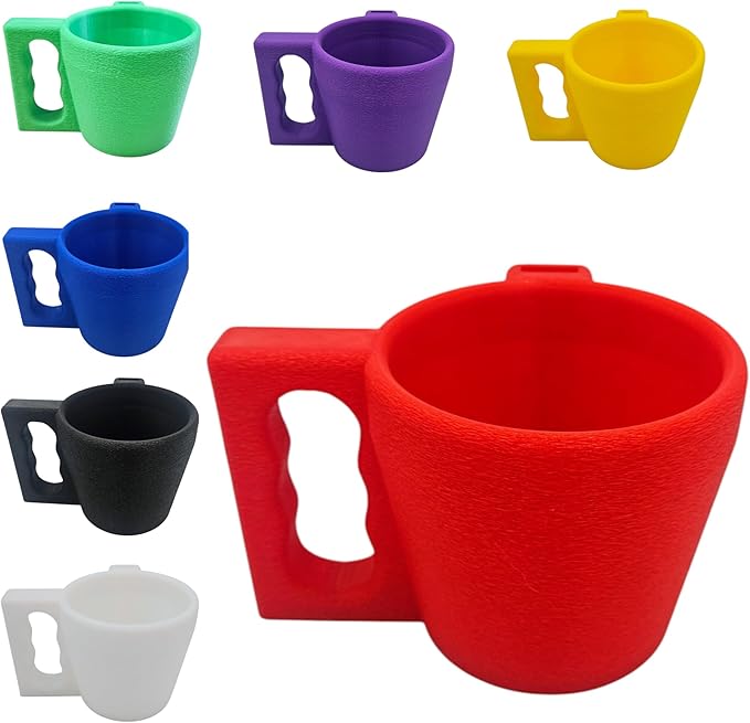 Ice Cream Pint Holder – Fits Standard Pints – Dual Spoon Sockets – Keeps Hands Warm – Fun Unique Designs with Vibrant Colors – Reusable Ice Cream Sleeve - Ramen Noodle Holder (RED)