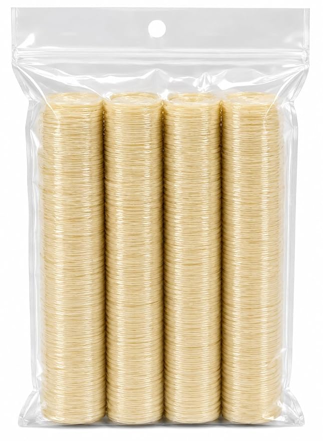 Hi Mountain Hot Dog & Brat Sausage Casings | 24 mm, Edible, Clear | Collagen sausage casings for hot dogs, bratwurst, Polish & Italian sausage. Makes up to 30 lbs