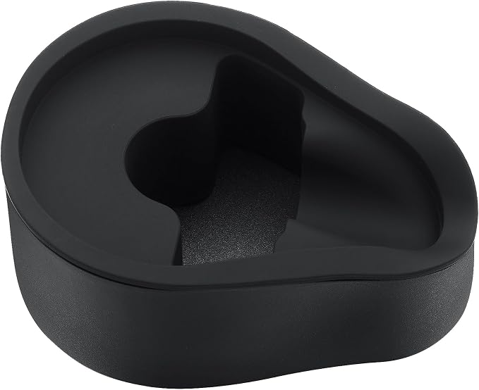 Normcore Portafilter Holder, Portafilter Tamping Station, 304 Stainless Steel With Silicon Espresso Holder Tamper Stand Fits 58mm Espresso Machines Portafilters, Black