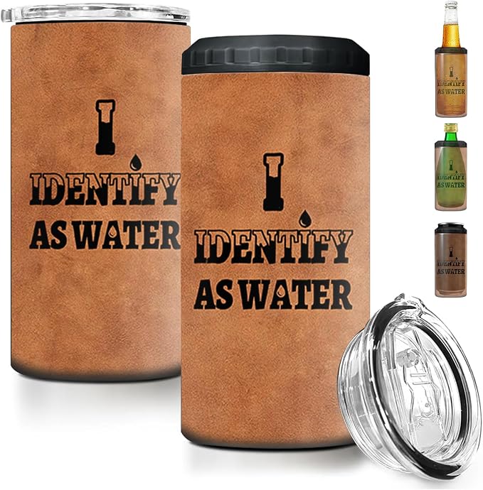 Gifts for Dad from Daughter Son, 4-IN-1 Insulated Can Cooler | Christmas, Fathers Day, Birthday, Retirement, Stainless Steel, 16 Oz Tumbler, Beer Holder, Leak-Proof, Keep Hot, Keep Cold
