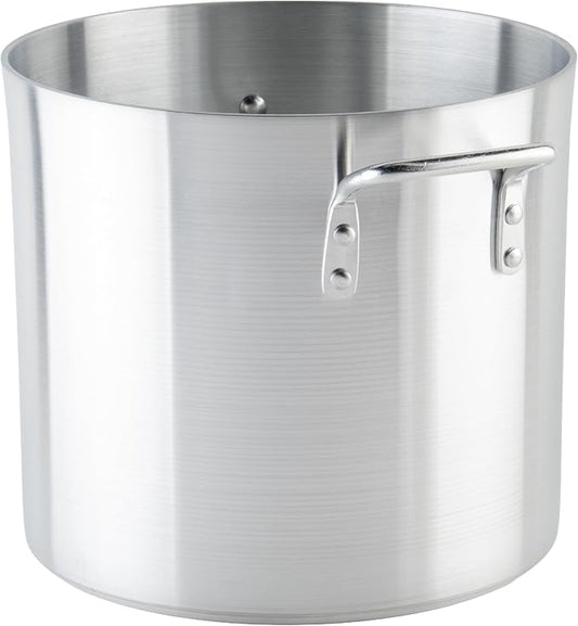 Winco 16 qt Elemental, Aluminum Stock Pot | Great for Stocks, Soups, Pasta and Batch Cooking