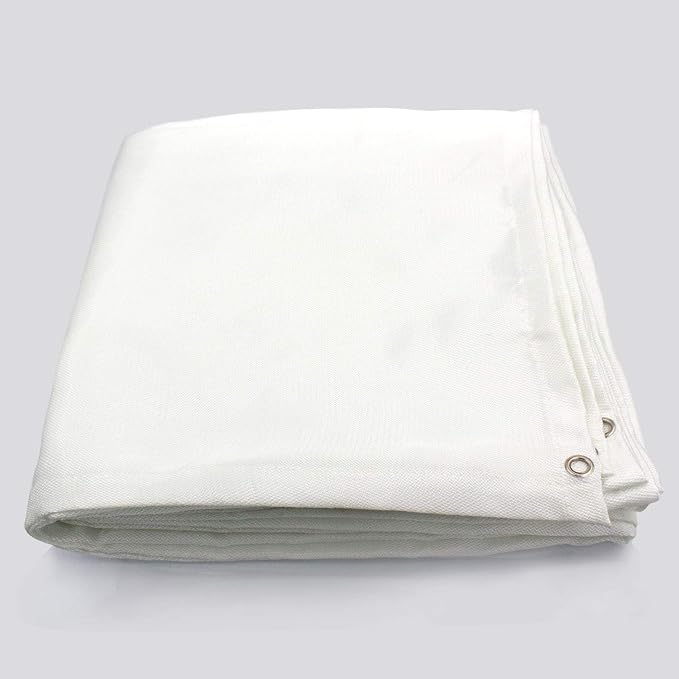 Welding Blanket Heavy Duty Fiberglass Fire Blanket Protect Work Area from Sparks (10Ft x 10 Ft)