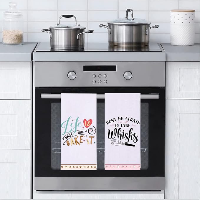 LXOMILL Funny Kitchen Towels, Baking Gifts for Women, Baker Gift