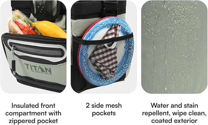 Titan by Arctic Zone Deep Freeze Cooler - Zipperless Hardbody Cooler - Deep Freeze Insulation, HardBody Liner, and SmartShelf