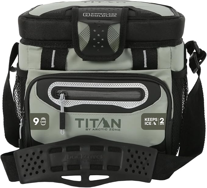 Titan by Arctic Zone Deep Freeze Cooler - Zipperless Hardbody Cooler - Deep Freeze Insulation, HardBody Liner, and SmartShelf
