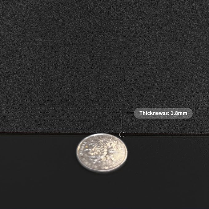 Table Pad - 28x72 Inch Waterproof Easy to Clean Can Conceal Flaws Protector The Table Top from Scratches Used for Coffee Table (Black+Black 28x72)