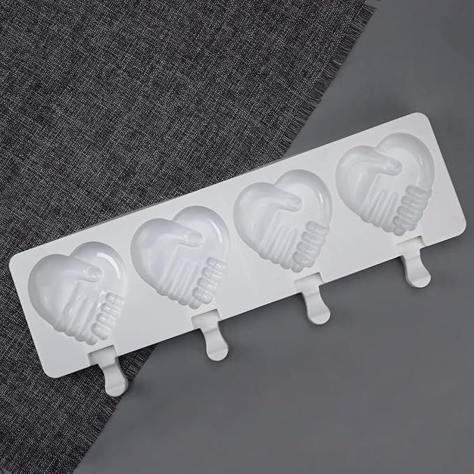 Surakey Ice Cream Silicone Mold Popsicle Silicone Mold Soft and Smooth Mould for DIY Homemade Ice-Lolly Ice Cream Ice Candy Cake Pop Maker Mold Non-Stick & Easy Release, Type 15