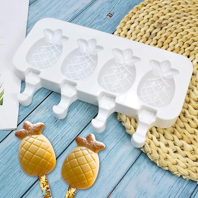 Silicone Popsicle Mould - Non-Stick, Easy Release, Soft & Smooth & Homemade Ice Cream, Cake Pop Maker, 25 Type