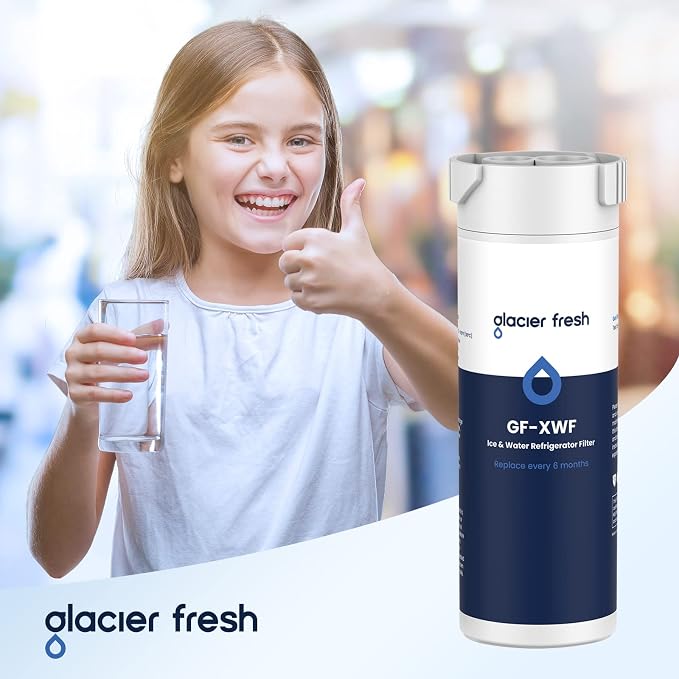 GLACIER FRESH XWF Replacement for GE XWF Refrigerator Water Filter 1 Pack