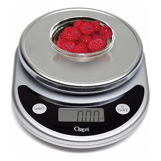 Ozeri® Pronto® Kitchen and Food Scale with Variable Graduation Technology® | Recognized by experts -- Winner of awards from the Food Network, The New York Times’ Wirecutter, CNN Underscored, and others.
