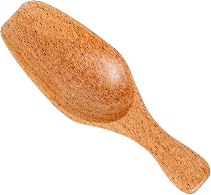 Coffee Scoop for Ground Coffee, Wooden Scoops for Jars, Scoops for Canisters, Tea, Sugar, Flour, Bath Salts, Laundry Detergent