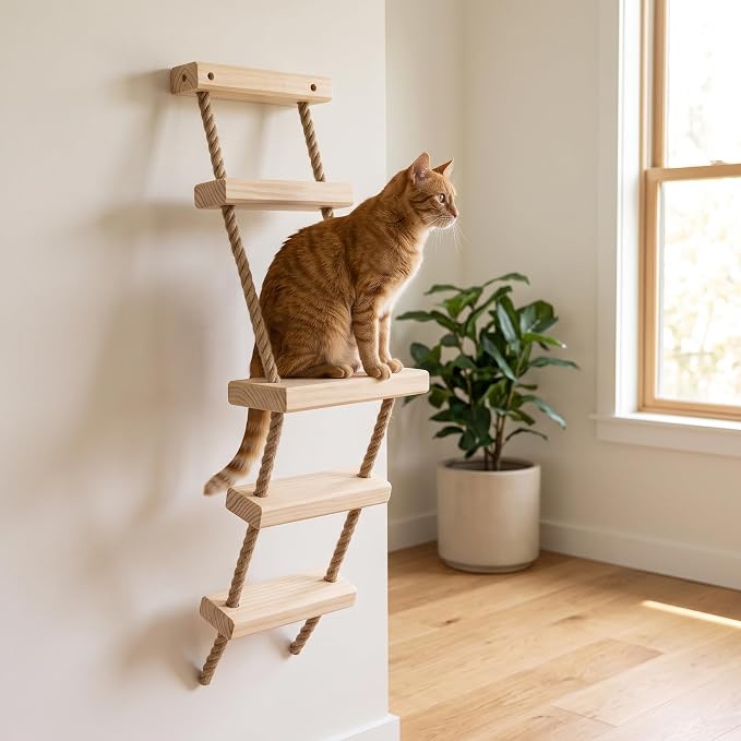 with Shelves for Climbing and Play, Cat House