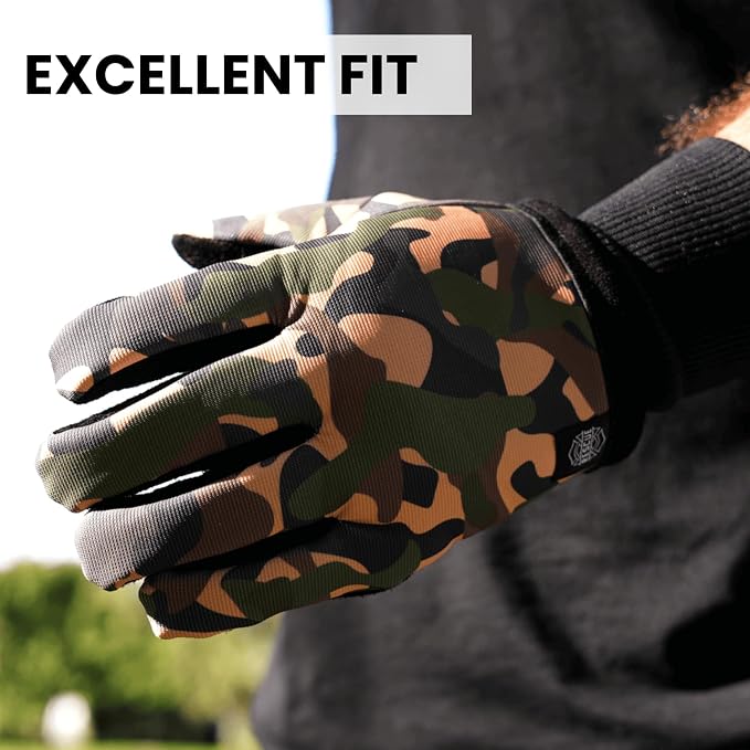 Grill Rescue Grilling Gloves 2.0 - Heat-Resistant Neoprene BBQ Gloves for Safe Grilling, Cooking, and Baking - Durable, One-Size-Fits-All - Version 2 (Camo)