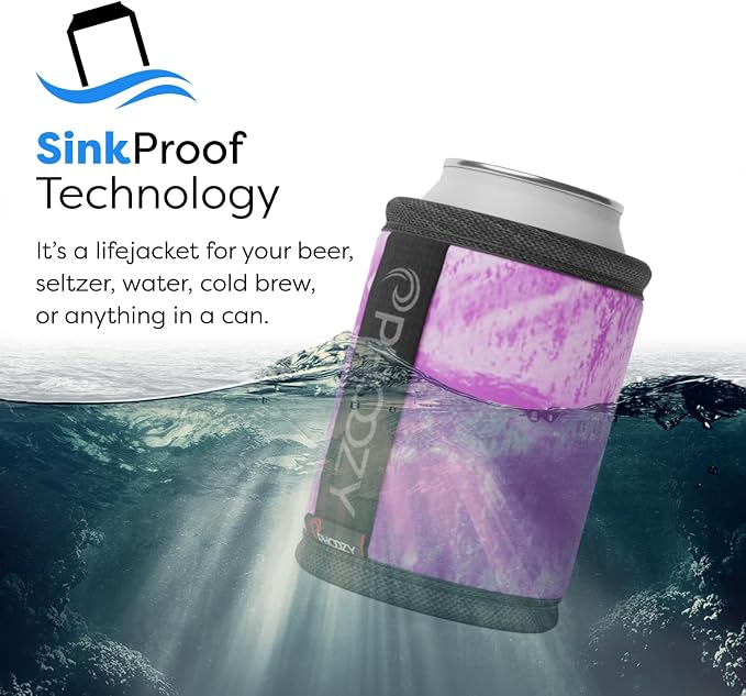 PHOOZY Insulated Can Cooler for 12 oz Cans - Patented Drink Sleeve with NASA-Inspired Technology - Keeps Beer, Soda & Sparkling Water Cold Longer - Lightweight Outdoor Can Holder - Pink