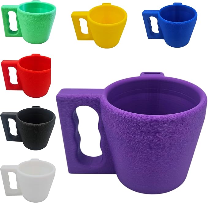Ice Cream Pint Holder – Fits Standard Pints – Dual Spoon Sockets – Keeps Hands Warm – Fun Unique Designs with Vibrant Colors – Reusable Ice Cream Sleeve - Ramen Noodle Holder (Purple)