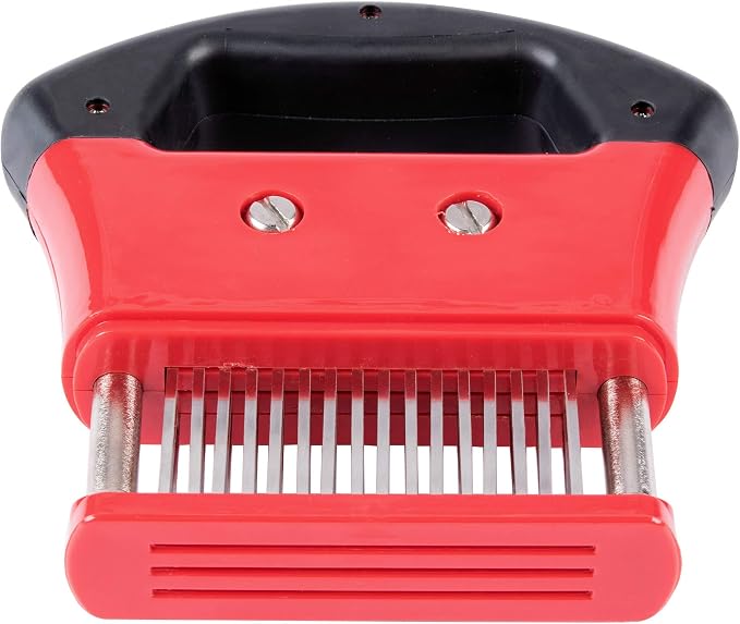 Chef Master Meat Tenderizer Tool - Handheld Meat Tenderizer Machine with Stainless Steel Needle-Blades - Sharp for Steak, Beef, Chicken, Turkey, Pork, Fish - Professional Kitchen Cooking Equipment