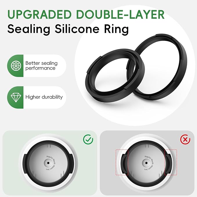 Mason Jar Vacuum Sealer Kit, Electric Sealer for Wide and Regular Mouth Mason Lids, Canning Vacuum Sealer Mason Jar, Automatic Vacuum Sealer Machine for Food Storage - White